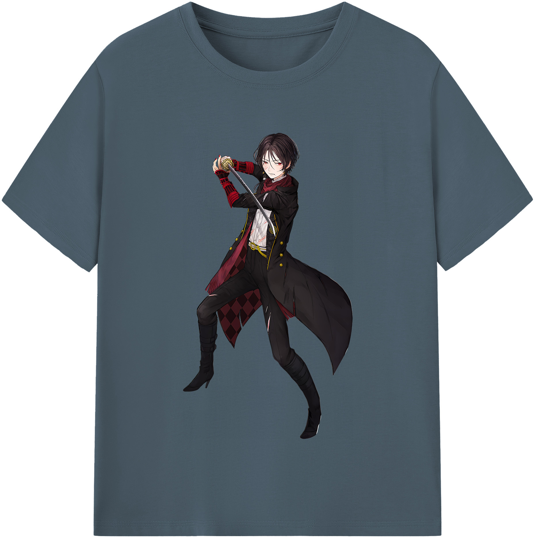 （画像用） 刀剣乱舞 Touken Ranbu 綿100％半袖Tシャツ（フロントプリント）